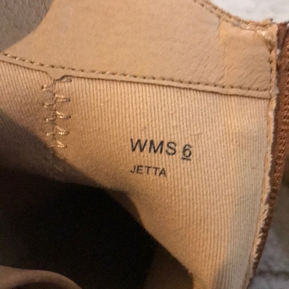 Dolce Vita Brown Suede Block Heel Ankle Boots - Picture 8 of 9